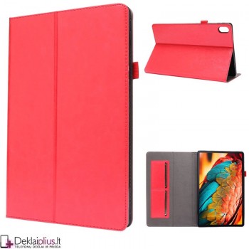 Folding Leather odinis atverčiamas dėklas -raudonas (Lenovo ideatab P11 J606f/P11 Plus J616F)